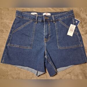 Zigoss Denim Jean Cutoffs Patch Pocket Shorts 9/29 NWT! $25